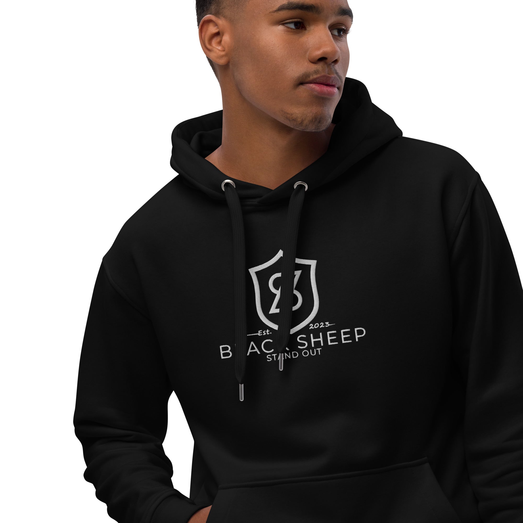 Men's Embroidered Premium Eco Hoodie