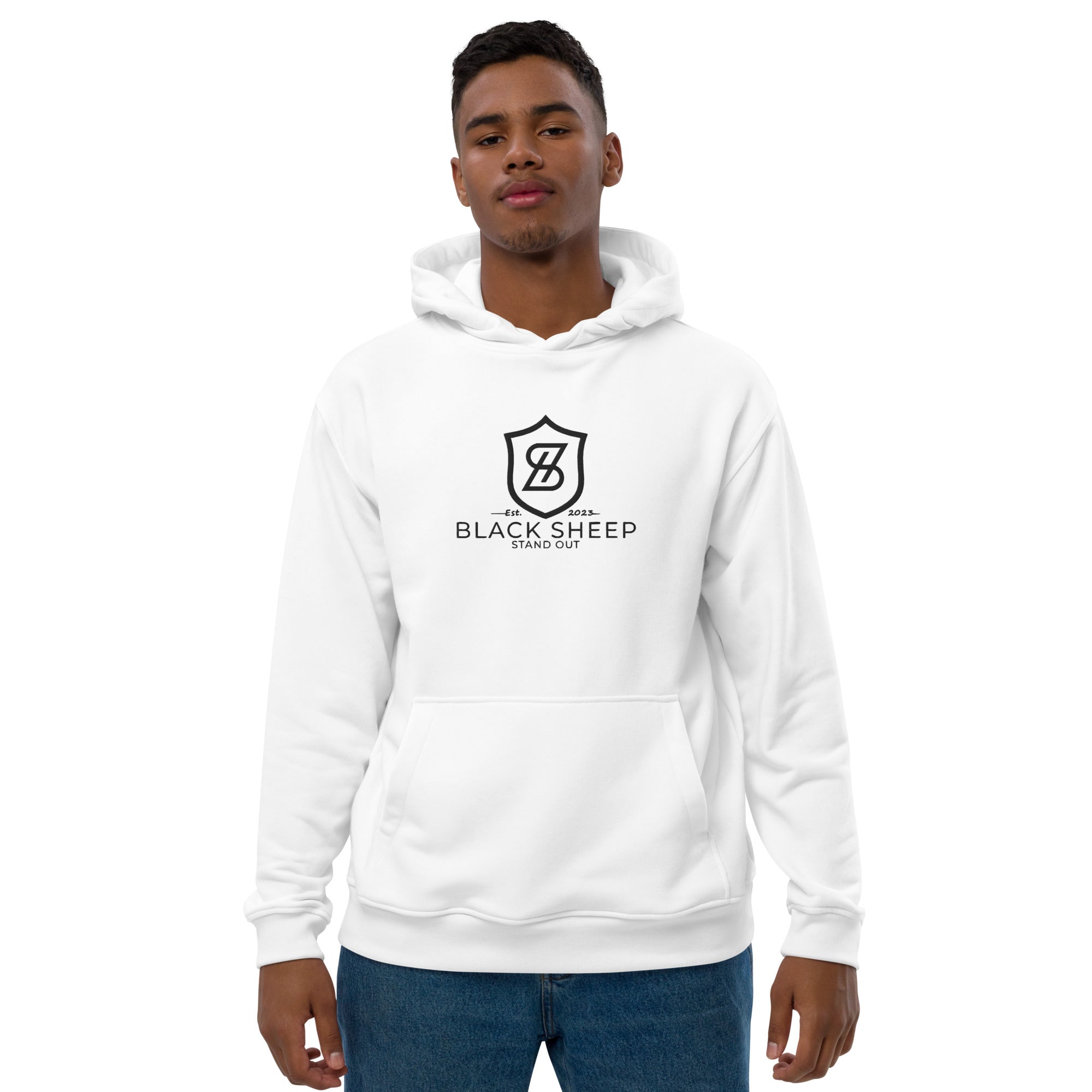 Men's Embroidered Premium Eco Hoodie